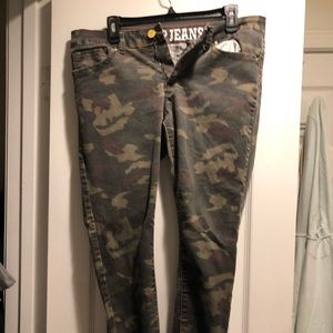 Camo Skinny Jeans